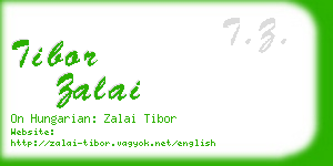 tibor zalai business card